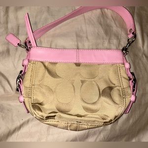 PERFECT FOR A GIRL’S 1ST COACH!!!NWOT Flawless Coach Zoe Beige w Pink Trim